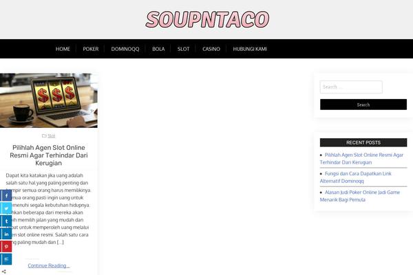 soupntaco.com site used X-blog-free