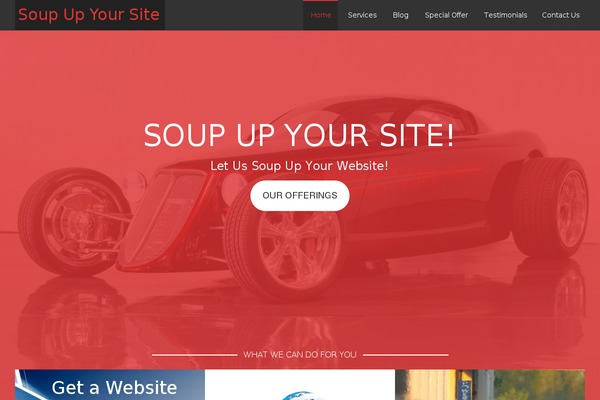 WordPress website example screenshot