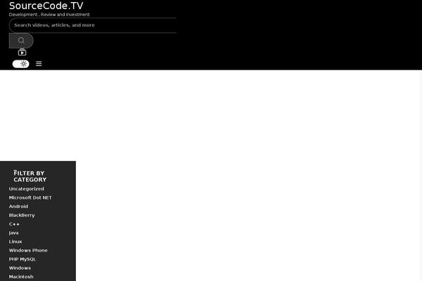 sourcecode.tv site used Videocast