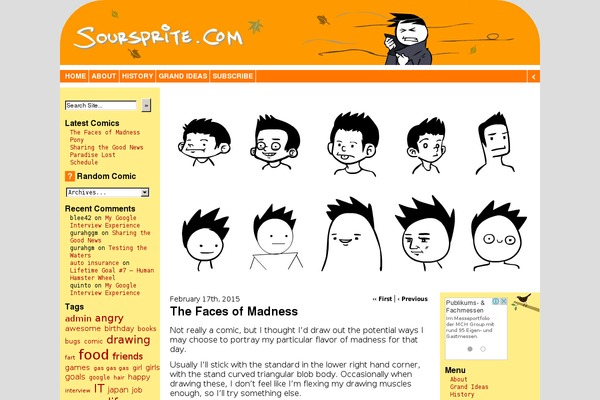 Comicpress-gn theme site design template sample