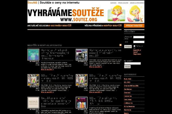 soutez.org site used Soutez_v3