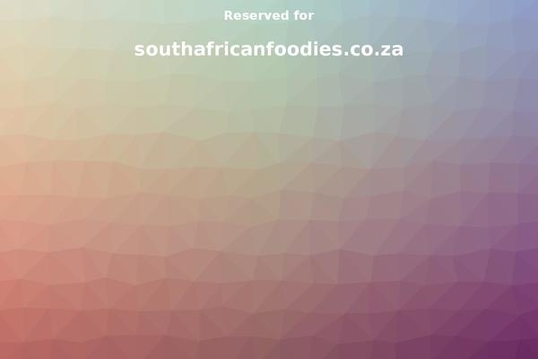 southafricanfoodies.co.za site used Sprogs