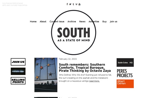 southasastateofmind.com site used South