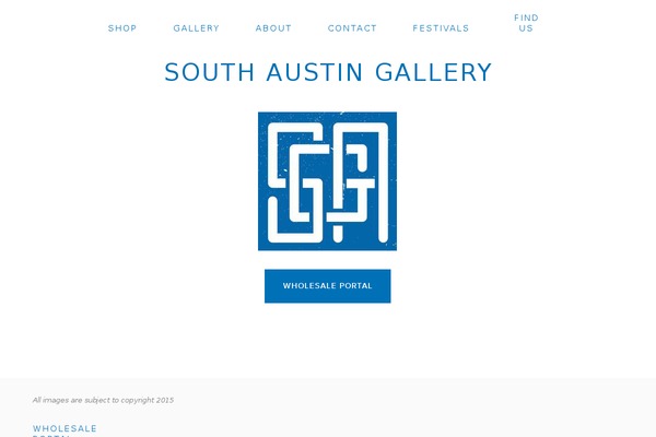 southaustingallery.com site used Sagallery