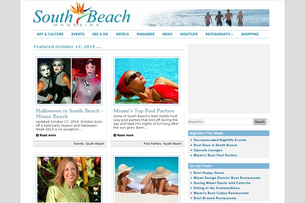 southbeach-usa.com site used Gazette