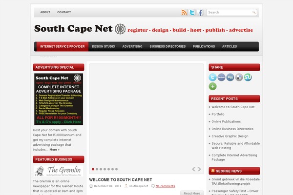 southcapenet.com site used Modeled