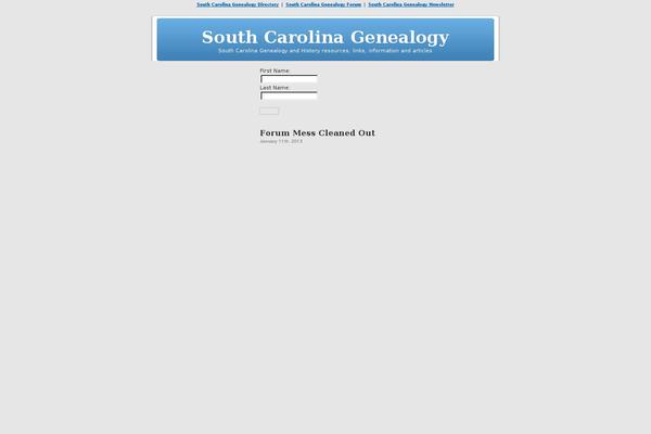 southcarolinagenealogy.org site used Averyjparkercom