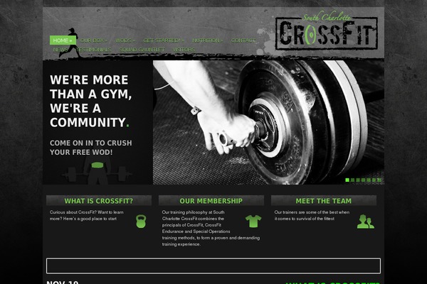 southcharlottecrossfit.com site used Charlottecrossfit