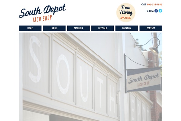 southdepottacoshop.com site used South-depot
