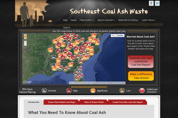 southeastcoalash.org site used Coal-15