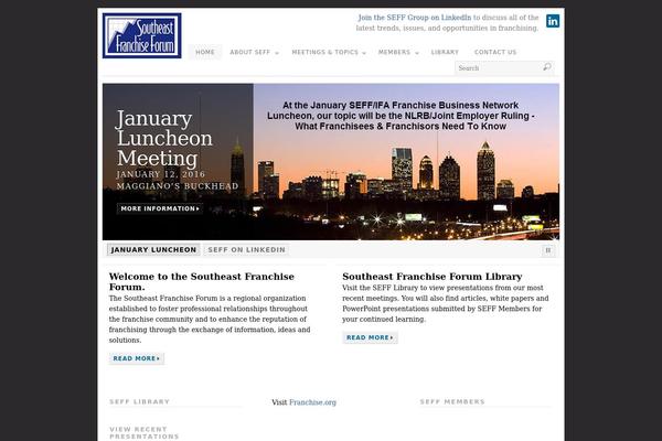 WordPress website example screenshot