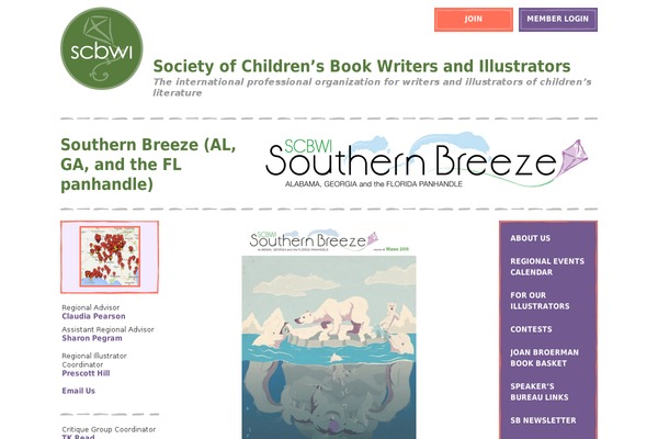 southern-breeze.net site used Scbwi-main