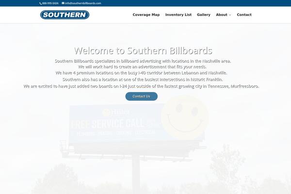 southernbillboards.com site used Southern