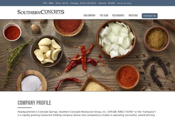 southernconcepts.com site used Investor-site
