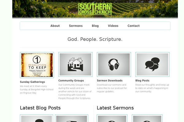 southerncrosschurch.org site used Jubilee