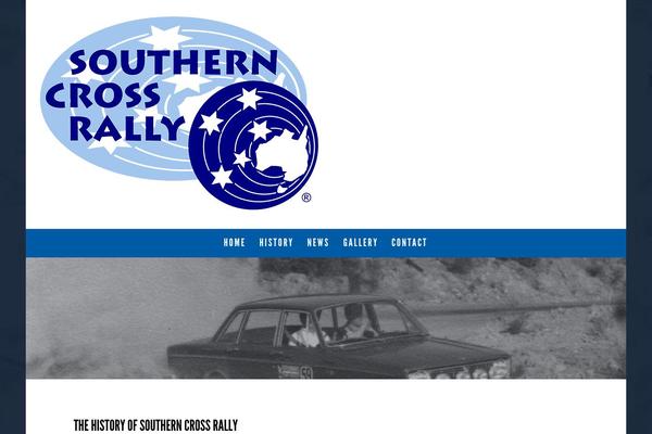 southerncrossrally.com.au site used Southercross-child