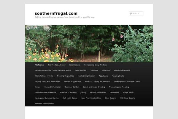 Twenty Eleven theme site design template sample