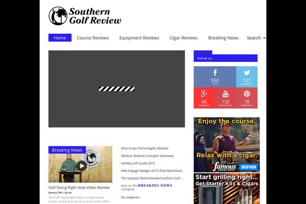 southerngolfreview.com site used Gonzo