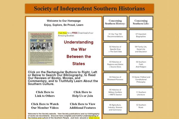 southernhistorians.org site used Dmpc_sish