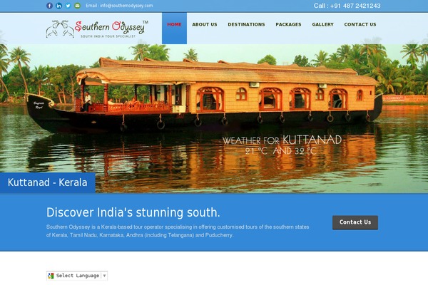 southernodyssey.com site used Tour Package V1.02