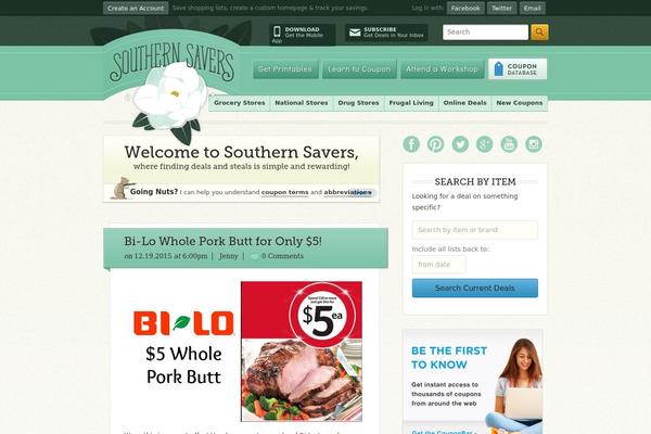 southernsaver.com site used Southernsavers