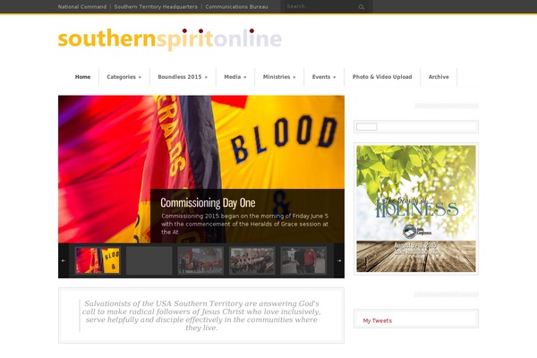 southernspiritonline.org site used Thq17_update