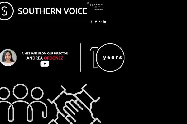 southernvoice.org site used Child_avada