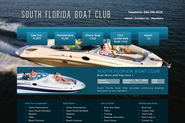 southfloridaboatclub.com site used Sfbc