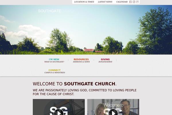 southgatechurch.ca site used Southgate