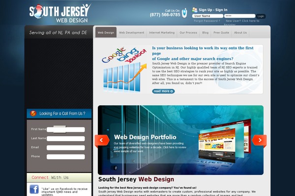 southjerseywebdesign.com site used Southjersey