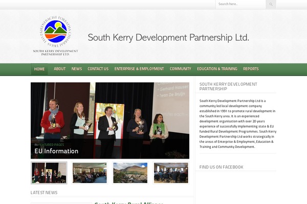 southkerry.ie site used Foodpress