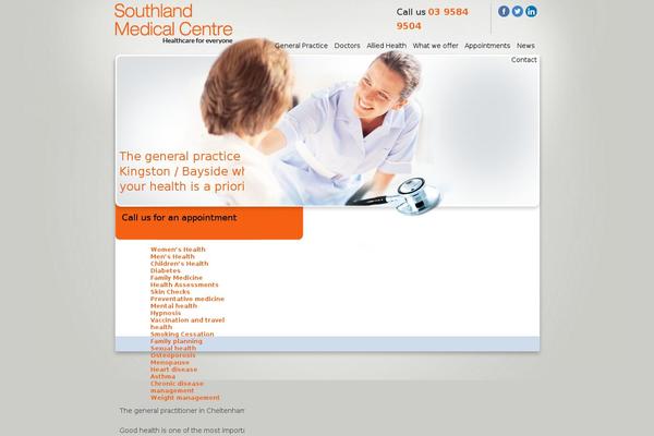 WordPress website example screenshot