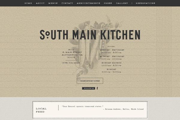 southmainkitchen.com site used Smk