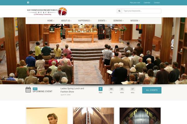 NativeChurch theme site design template sample