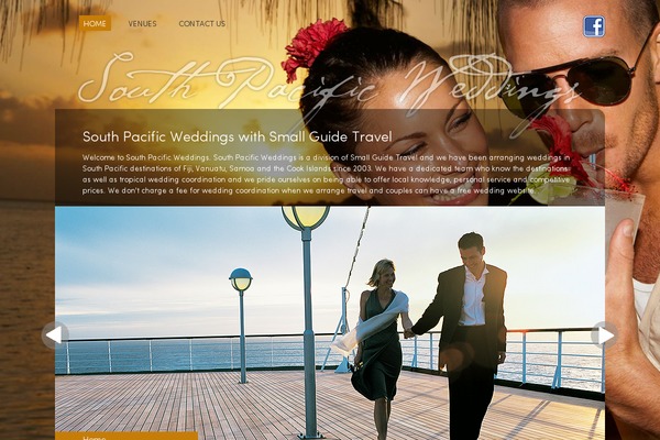 southpacificweddings.com.au site used Pacificcruising