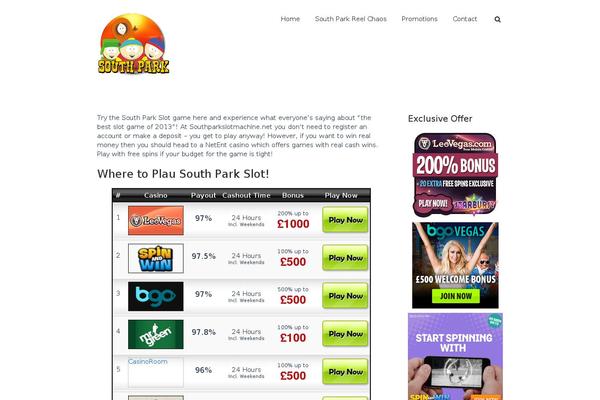 WordPress website example screenshot