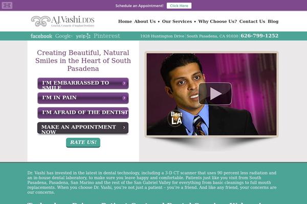 WordPress website example screenshot