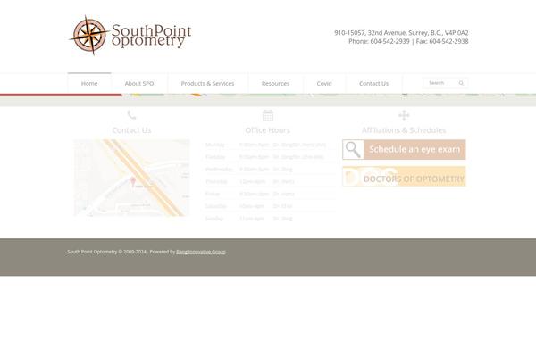 southpointoptometry.com site used Rttheme18-child-theme