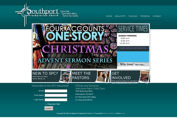 Southport theme site design template sample