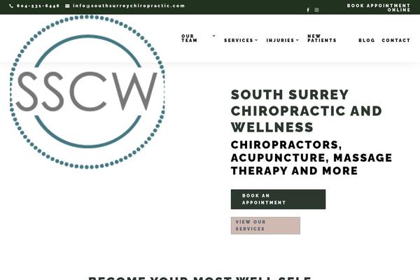 southsurreychiropractic.com site used Wireframe-kit