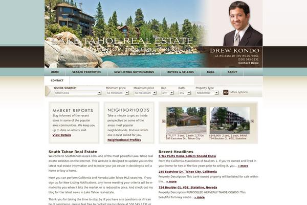 southtahoehouses.com site used Sonoma_idxcentral