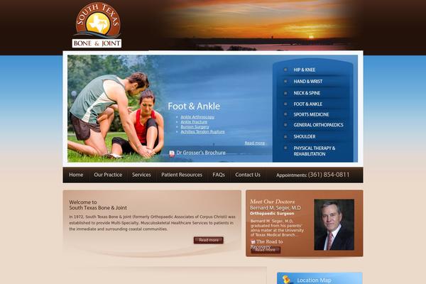 southtexasboneandjoint.com site used Orthopaedic-associates-of-corpus-christi