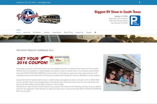WordPress website example screenshot