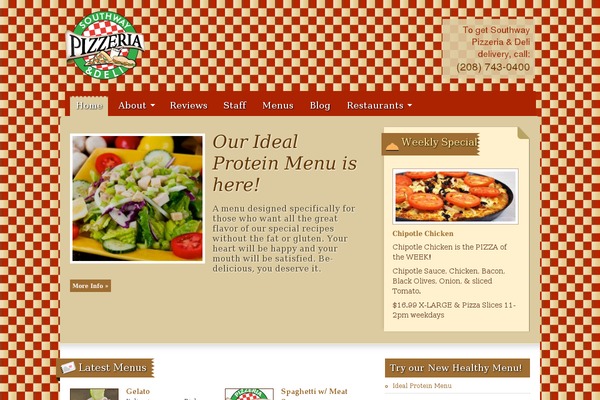 southwaypizzeria.com site used Gourmet