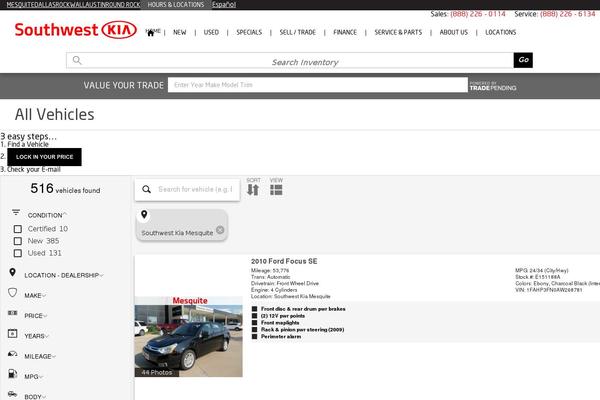 Kia theme site design template sample