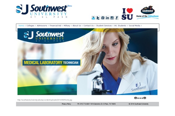 Southwest theme site design template sample