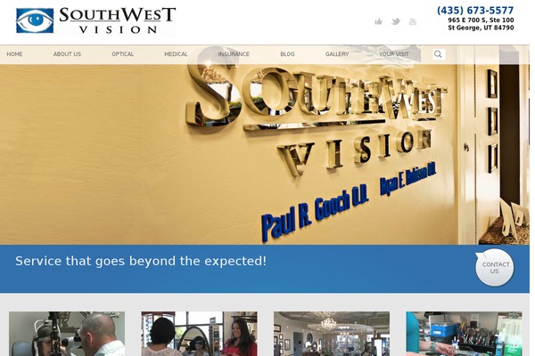 southwestvision.org site used Circles