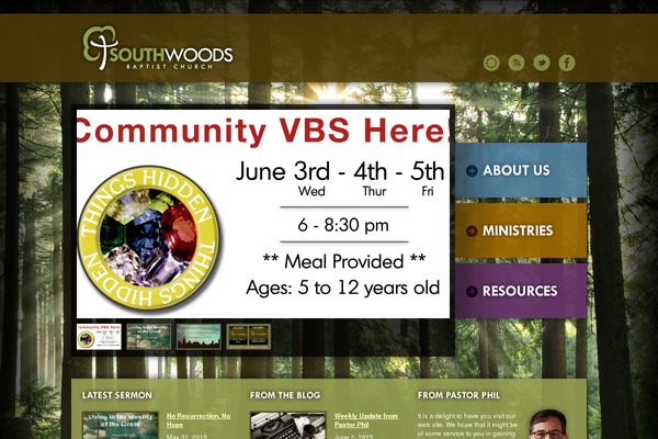 southwoodsbc.org site used South-woods-2012