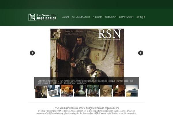 souvenirnapoleonien.org site used Theme1702