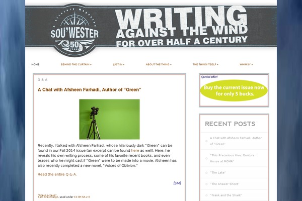 souwester.org site used Daily Edition